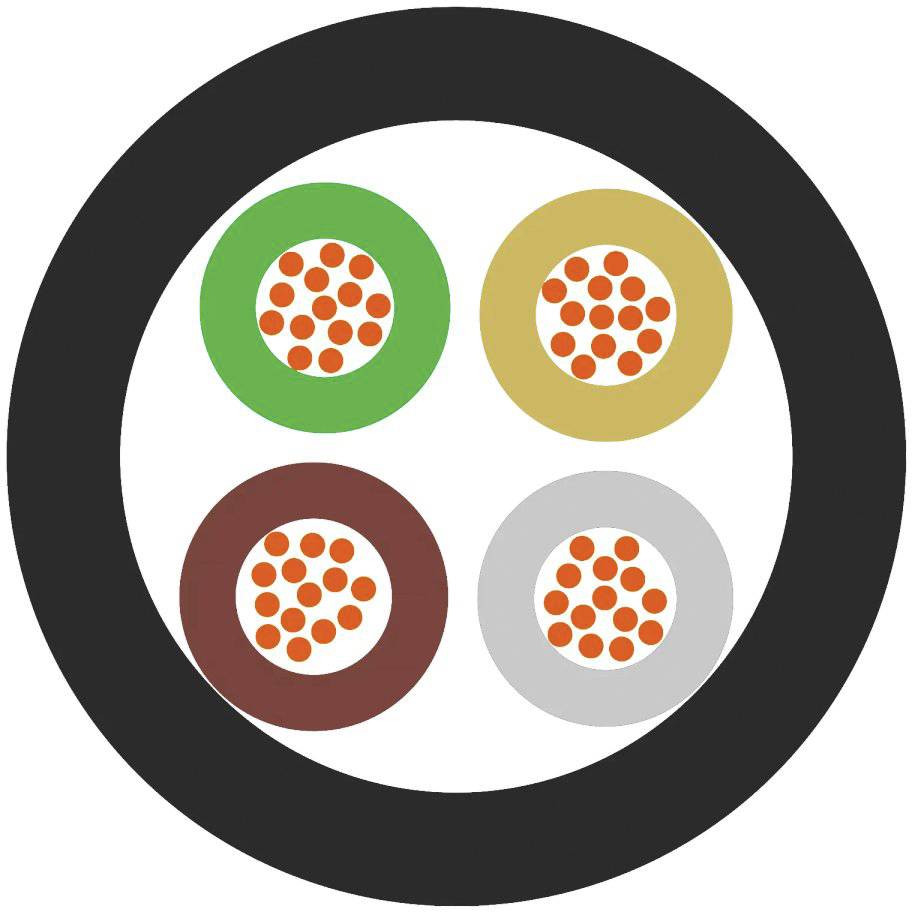 LAPP 1032028/100 Datenleitung UNITRONIC® ROBUST Schwarz 100m