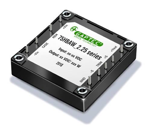 Gaptec 75HBAW4_2424S2.25 DC/DC-Wandler 3.125A 75W Inhalt 1St.