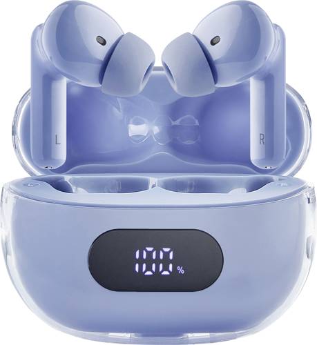Intenso Buds Plus T315AE blau In Ear Headset Bluetooth® Stereo Blau Noise Cancelling Handy