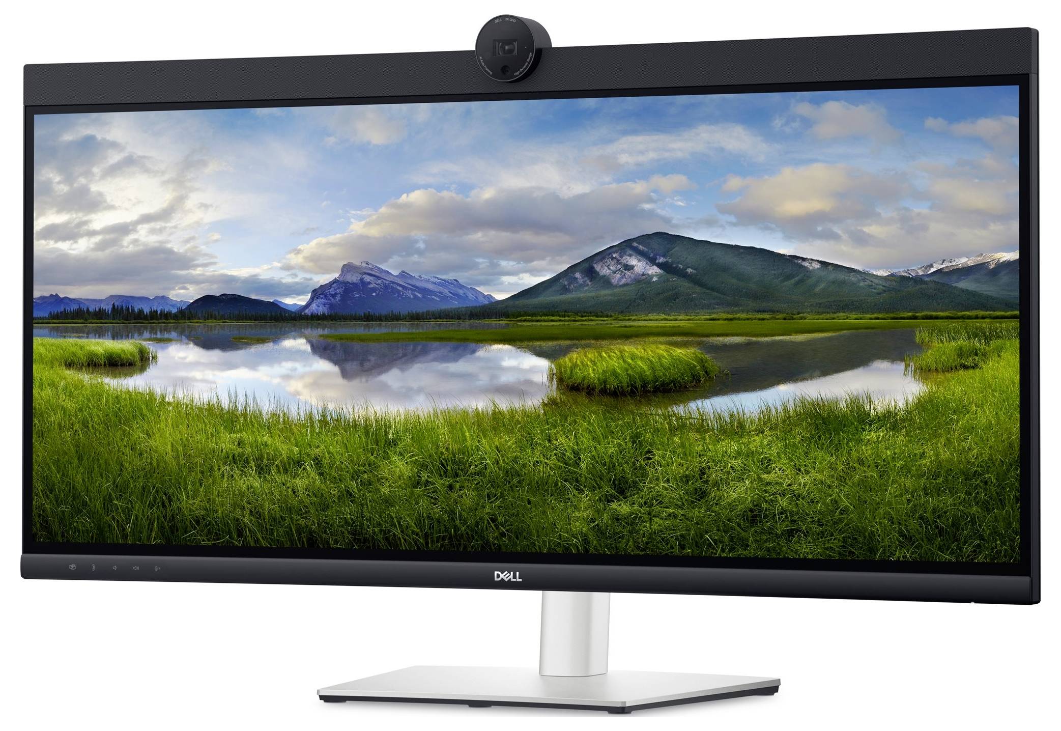 Dell P3424WEB Conferencing LED-Monitor EEK F (A - G) 86.4 cm (34 Zoll) 3440 x 1440 Pixel 21:9 5 ms HDMI®, DisplayPort, RJ45, USB-C® (USB 3.2 Gen 1)