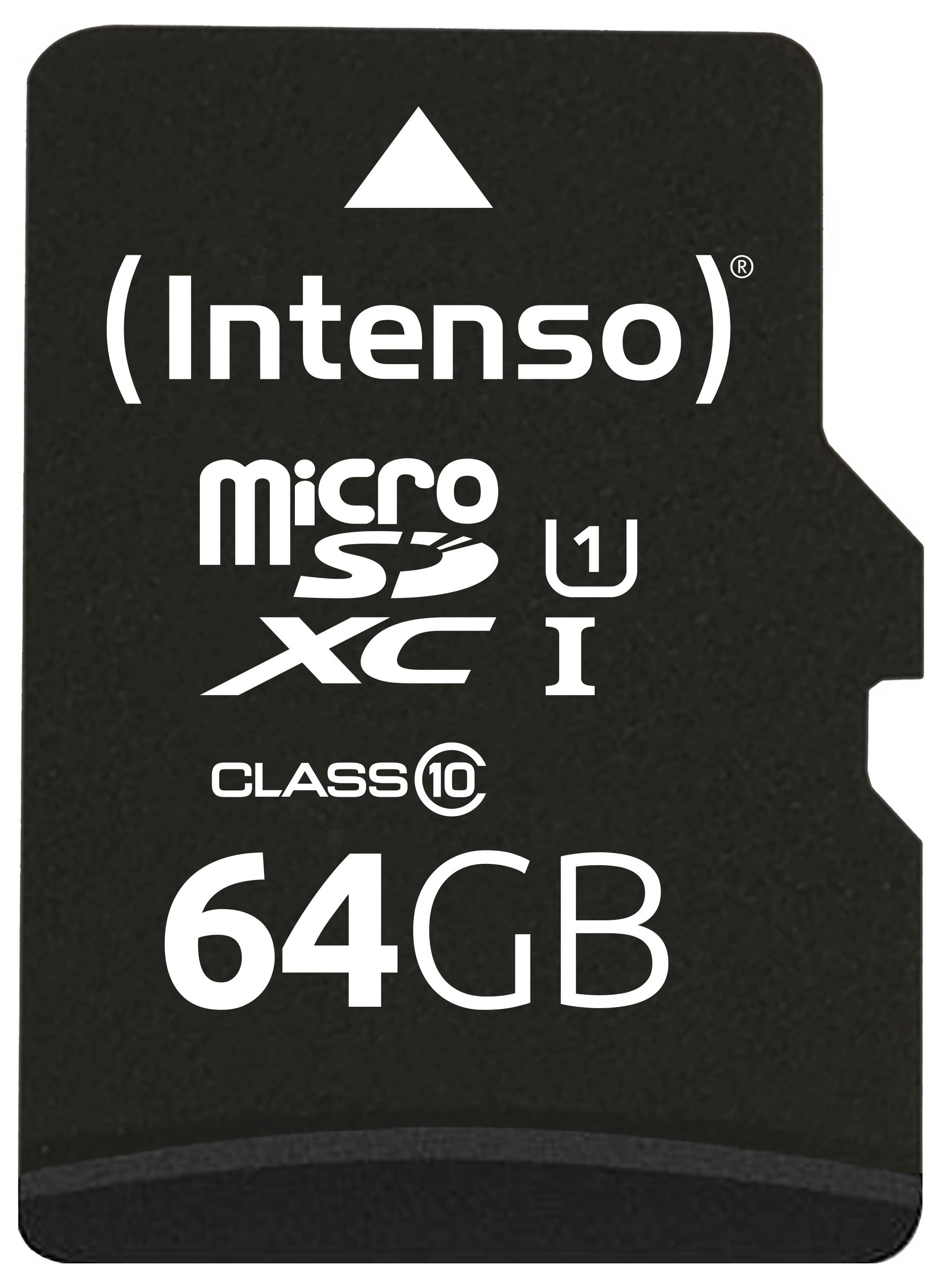 Intenso Premium 5er Pack (5 x 64 GB) microSDXC-Karte 64GB Class 10 UHS-I inkl. SD-Adapter