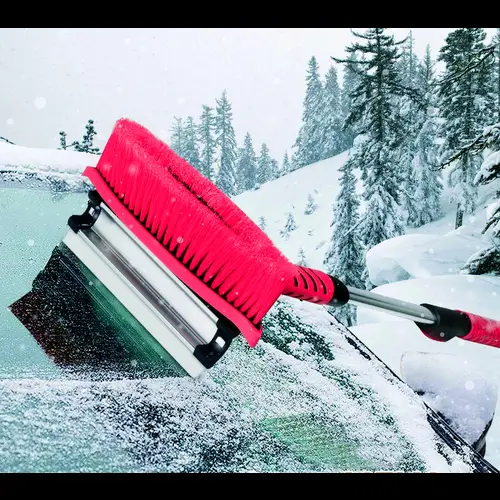 IWH Eiskratzer / Schneebesen ausziehbar, mit Schneeschaufel Schwarz, Rot IWH Eiskratzer / Schneebesen ausziehbar, mit Schneeschaufel Schwarz, Rot