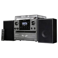 Soundmaster MCD5600SW Stereoanlage Plattenspieler, DAB+, UKW, Bluetooth®, CD, Kassette, USB, 2 x 5W Schwarz Soundmaster MCD5600SW Stereoanlage Plattenspieler, DAB+, UKW, Bluetooth®, CD, Kassette, USB, 2 x 5W Schwarz