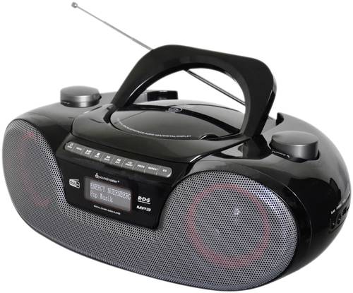Soundmaster SCD8300SW CD-Radio DAB+, UKW DAB+, UKW, Bluetooth®, CD, MP3 Schwarz