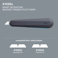 Slice 10564 Cuttermesser mit Zangengriff und smart automatischem Klingenrückzug 1St. Slice 10564 Cuttermesser mit Zangengriff und smart automatischem Klingenrückzug 1St.