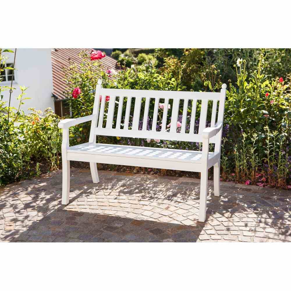 Blome Hohenzollern 62001 Gartenbank Kunststoff Weiß