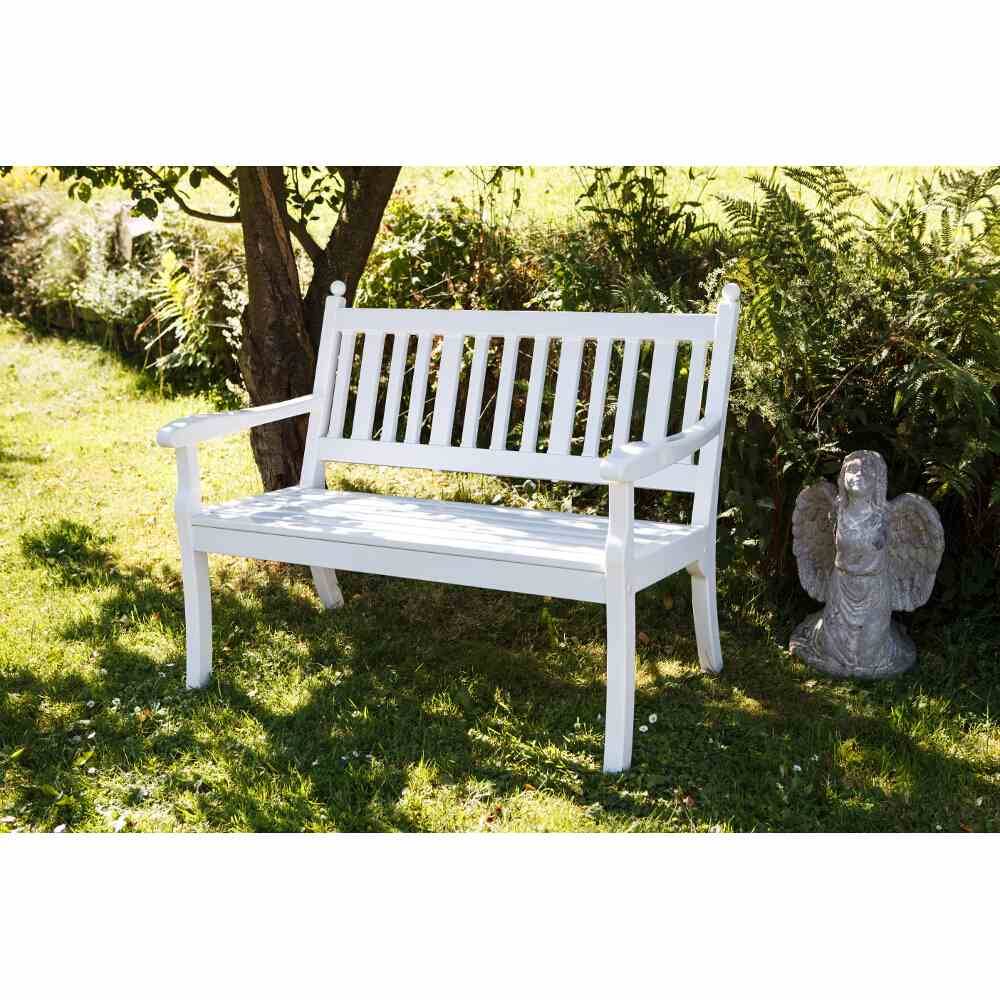 Blome Hohenzollern 62001 Gartenbank Kunststoff Weiß