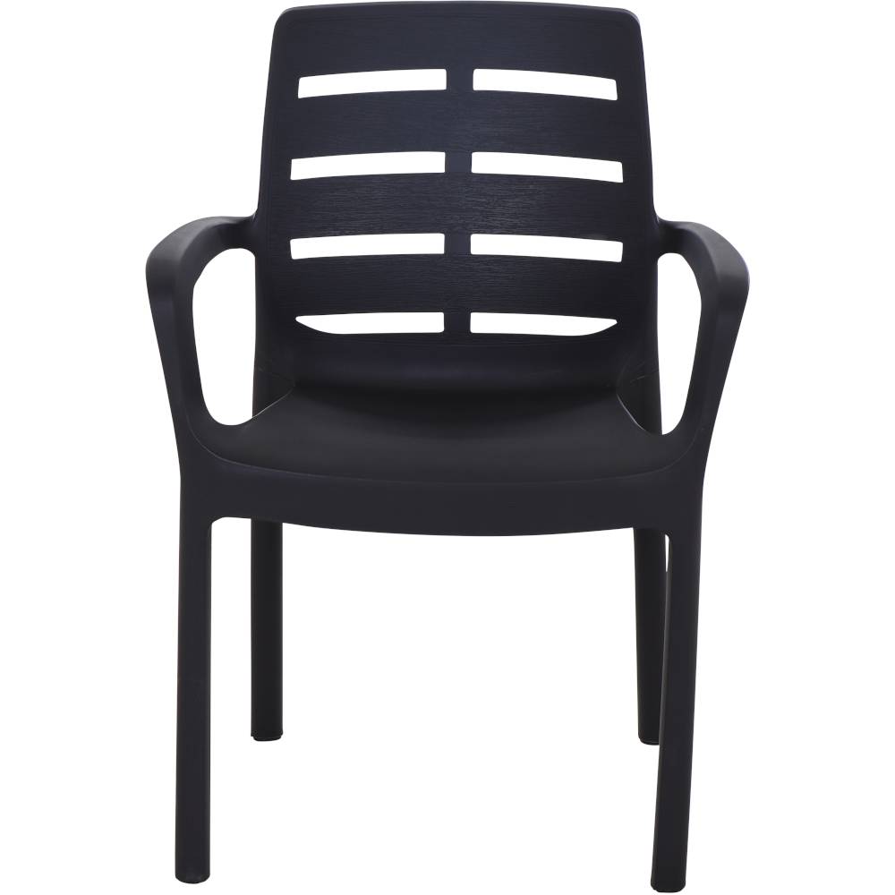 Progarden Borneo 1770 Gartenstuhl Kunststoff Anthrazit