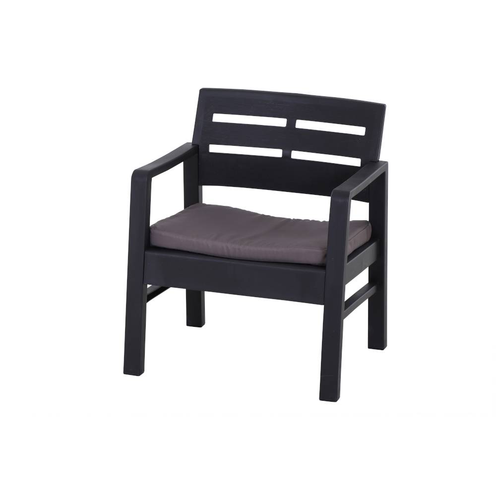 Progarden Java 5411 Gartenmöbel-Set Kunststoff Anthrazit