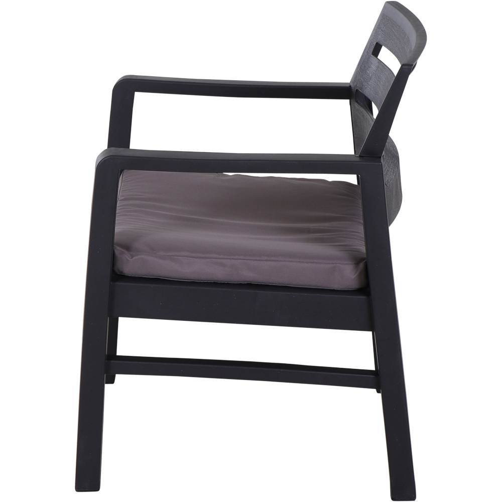 Progarden Java 5411 Gartenmöbel-Set Kunststoff Anthrazit