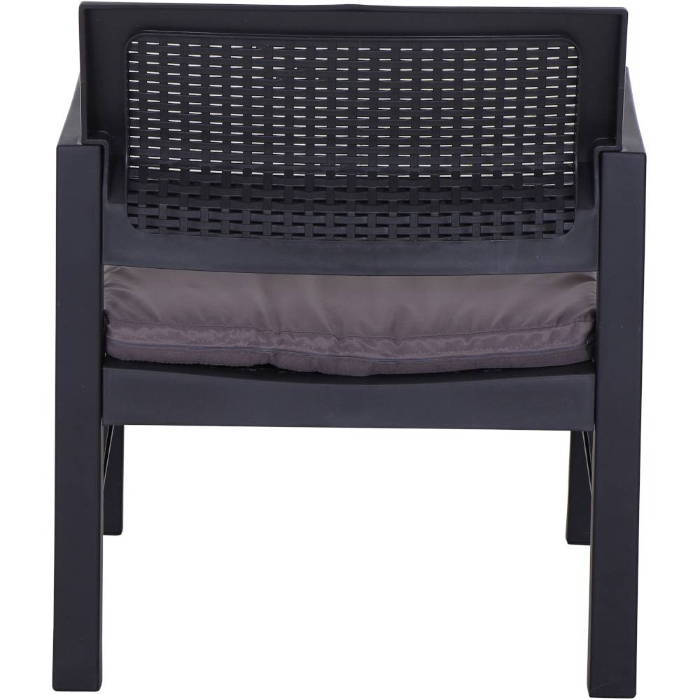 Progarden Kraka 6430 Gartenmöbel-Set Kunststoff, Polyester Anthrazit