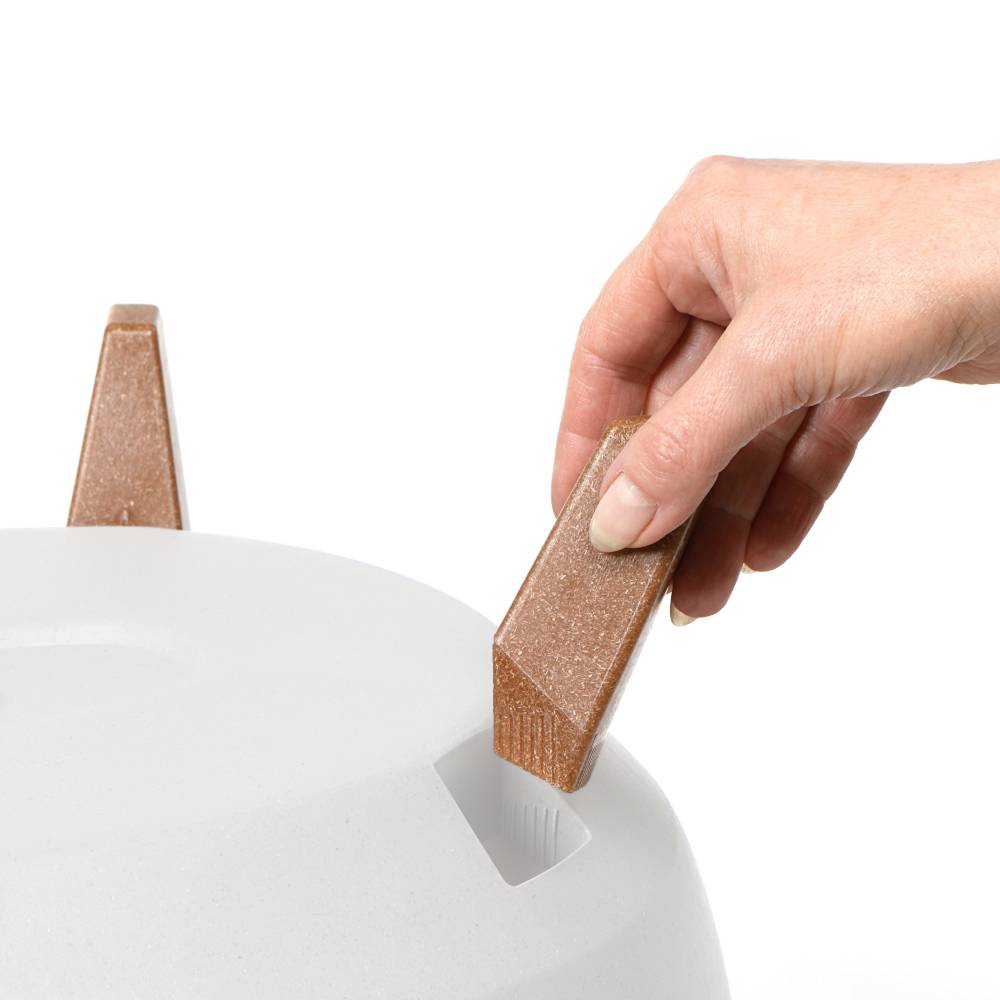 Siena Garden OSLO 880_05Pflanzgefäß Polypropylen Weiß