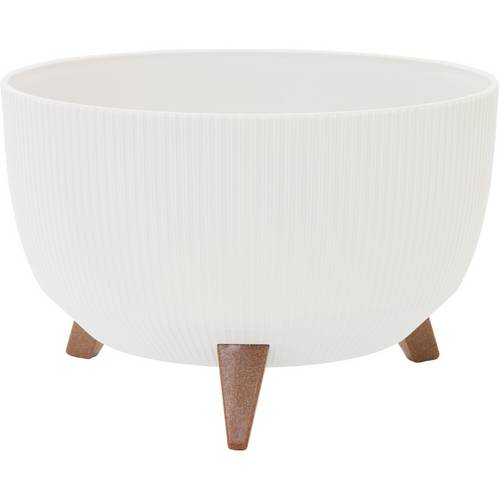 Siena Garden OSLO STRIPE LA960-05Pflanzgefäß Polypropylen Weiß