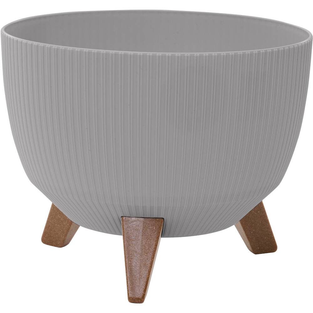 Siena Garden OSLO STRIPE LA963-27Pflanzgefäß Polypropylen Grau