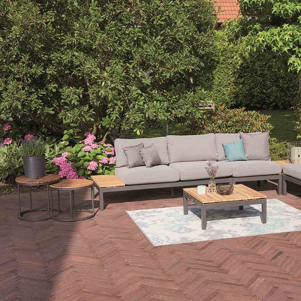 Siena Garden LOCON GROOVE 722_50Pflanzgefäß Polypropylen Anthrazit