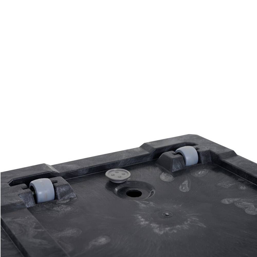 Siena Garden FARO STONE LA935-70Pflanzkasten Polypropylen Beton-Optik, Schwarz