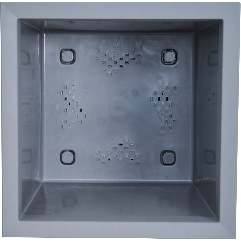 Siena Garden FARO STONE LA992-70Pflanzkasten Polypropylen Beton-Optik, Grau