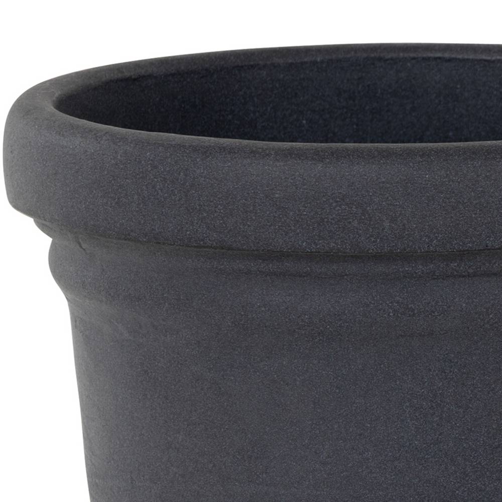 Siena Garden NORAH 48-30-02-GA Pflanzgefäß Polyethylen Anthrazit