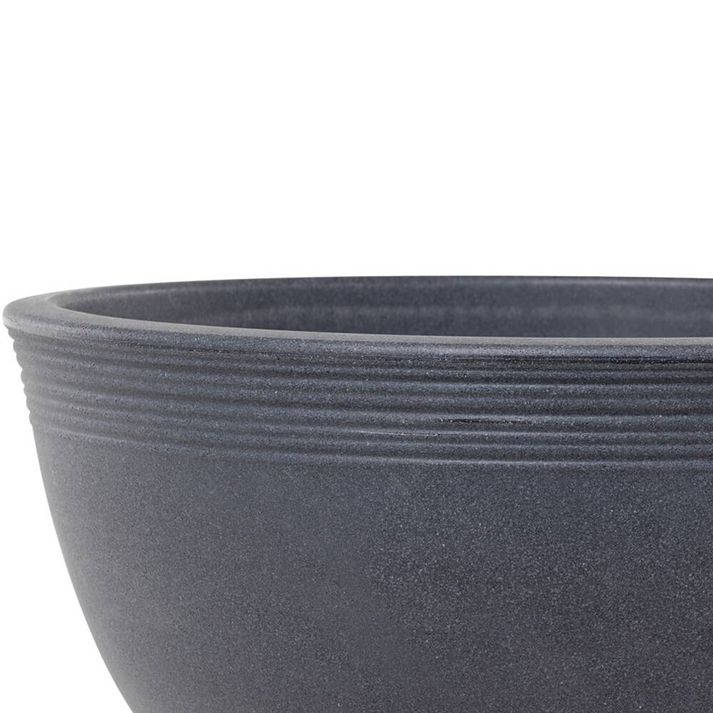 Siena Garden MALAGA 55-48-02-GA Pflanzschale Polyethylen Anthrazit