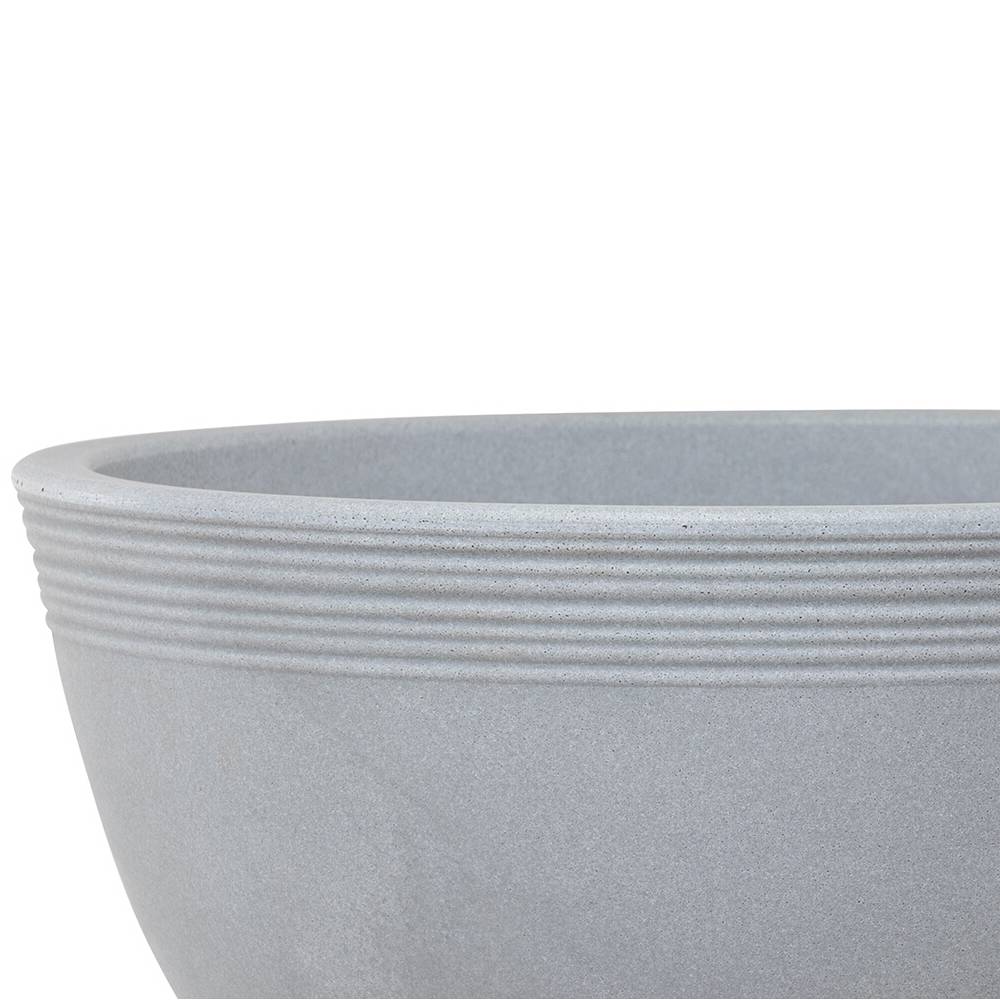 Siena Garden MALAGA 55-48-51-GA Pflanzschale Polyethylen Grau