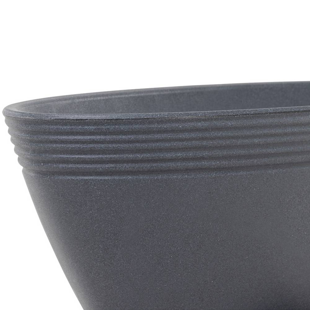 Siena Garden MALAGA 56-58-02-GA Pflanzgefäß Polyethylen Anthrazit