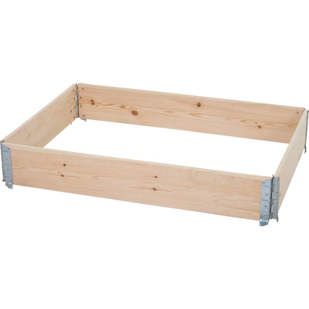 Siena Garden R-1200-1-4-GBX Hochbeet stapelbar, 120 x 80 x 19,5 cm, natur 1St.
