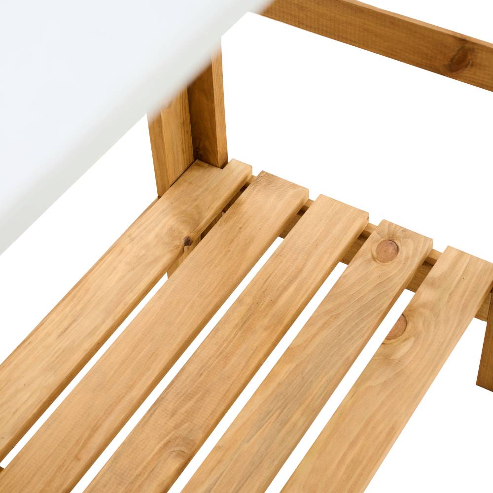 Siena Garden Falk 32006 Gartentisch Kiefernholz Braun