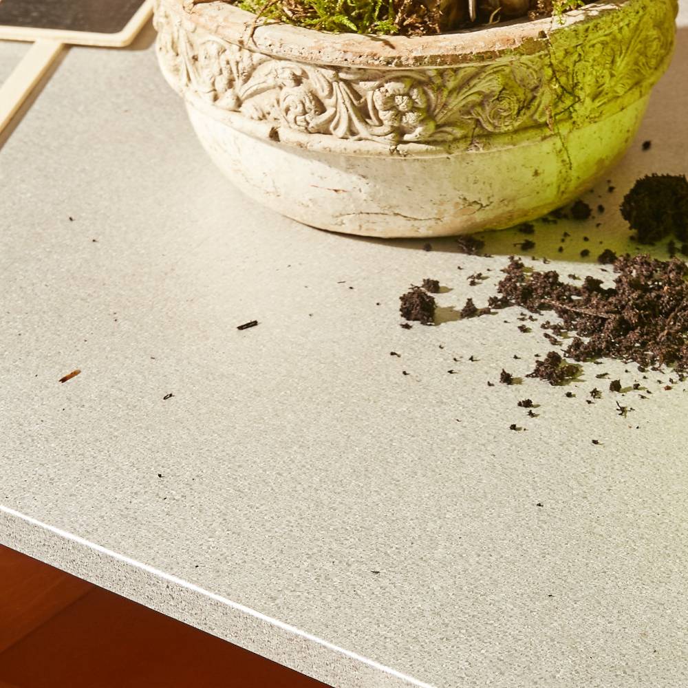 Siena Garden Paola 7528 Gartentisch Kiefernholz, Stahlblech Natur, Silber, Schwarz