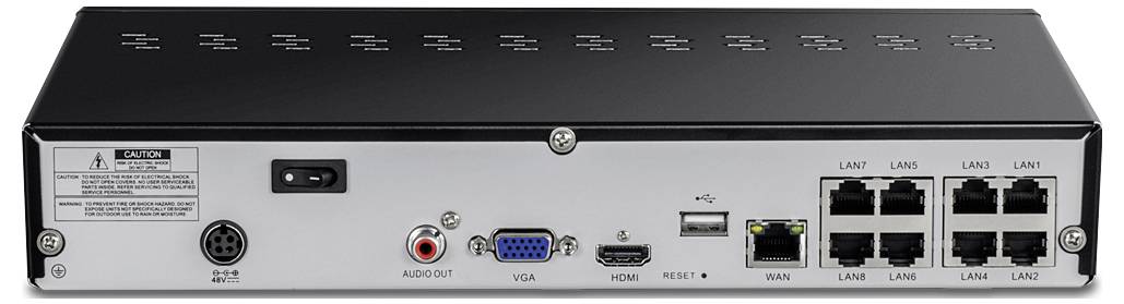 TrendNet TV-NVR1508 8-Kanal Netzwerk-Videorecorder