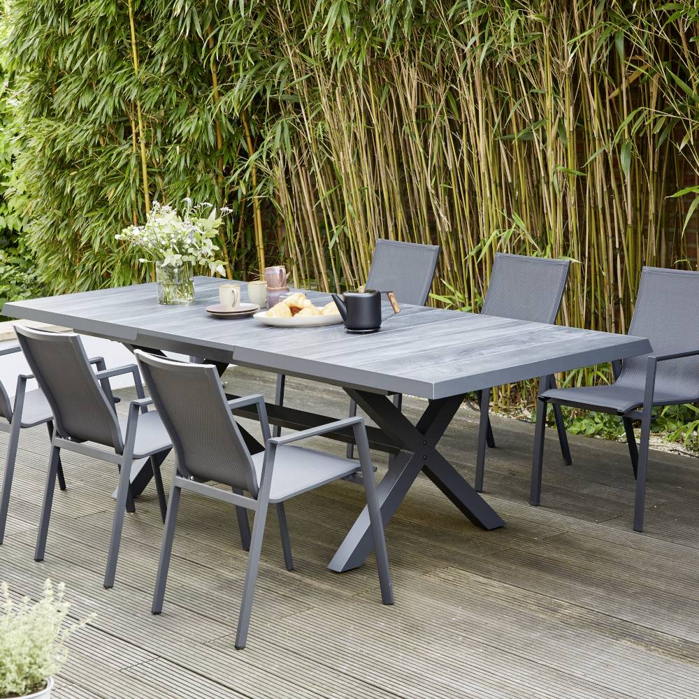 Siena Garden Reno M21940 Gartenstuhl Aluminium Anthrazit (matt), Grau