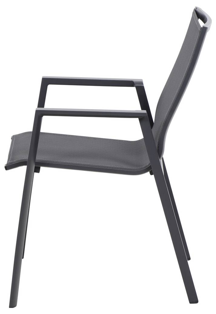 Siena Garden Reno M21940 Gartenstuhl Aluminium Anthrazit (matt), Grau