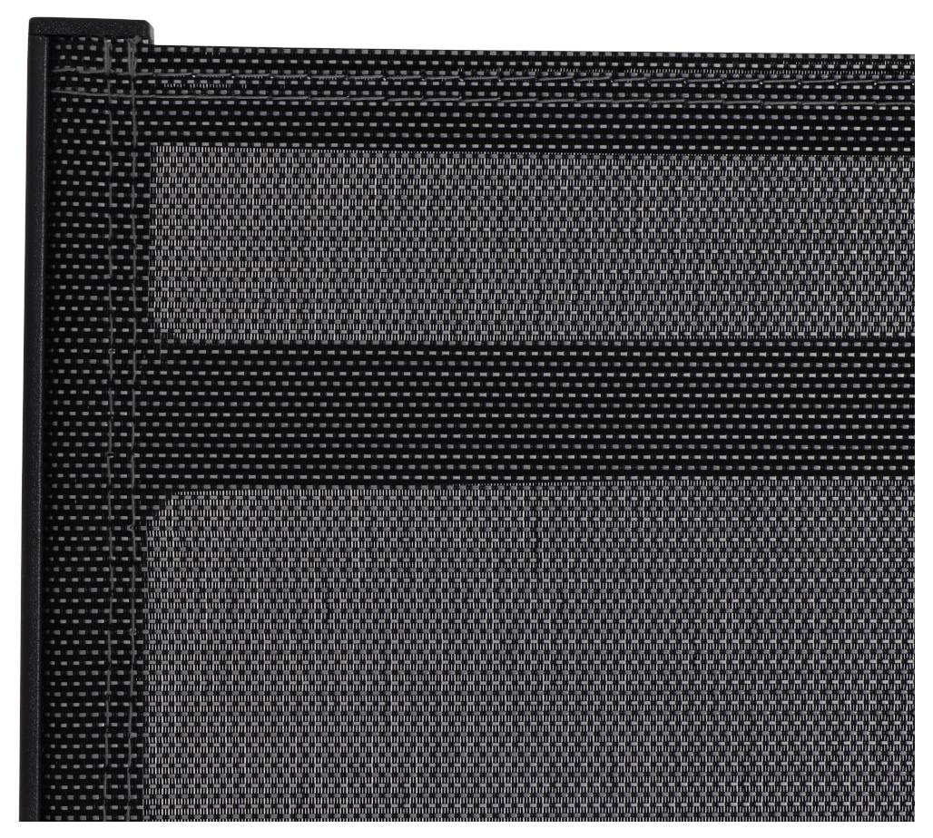 Siena Garden Savona High Back M90919 Gartenstuhl Aluminium Anthrazit (matt), Schwarz, Silber