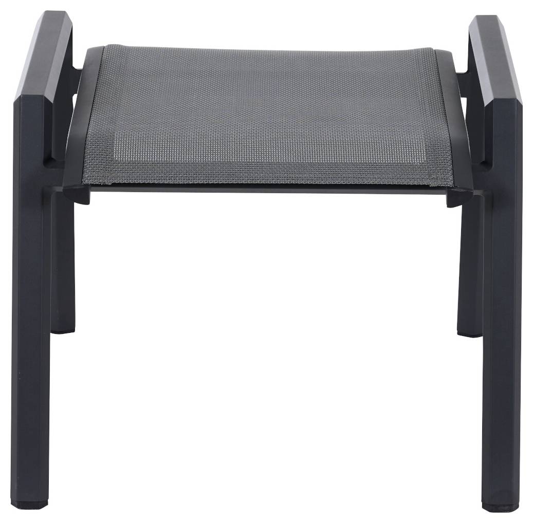 Siena Garden Tauro S83266 Gartenhocker Aluminium Anthrazit (matt), Grau