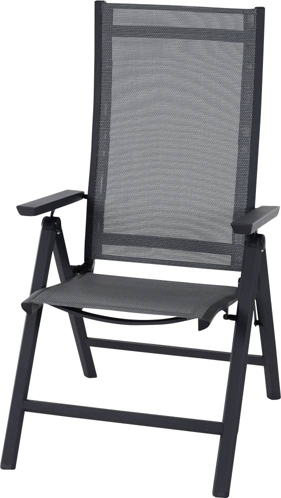 Siena Garden S83264 Gartenstuhl Aluminium Anthrazit (matt), Grau