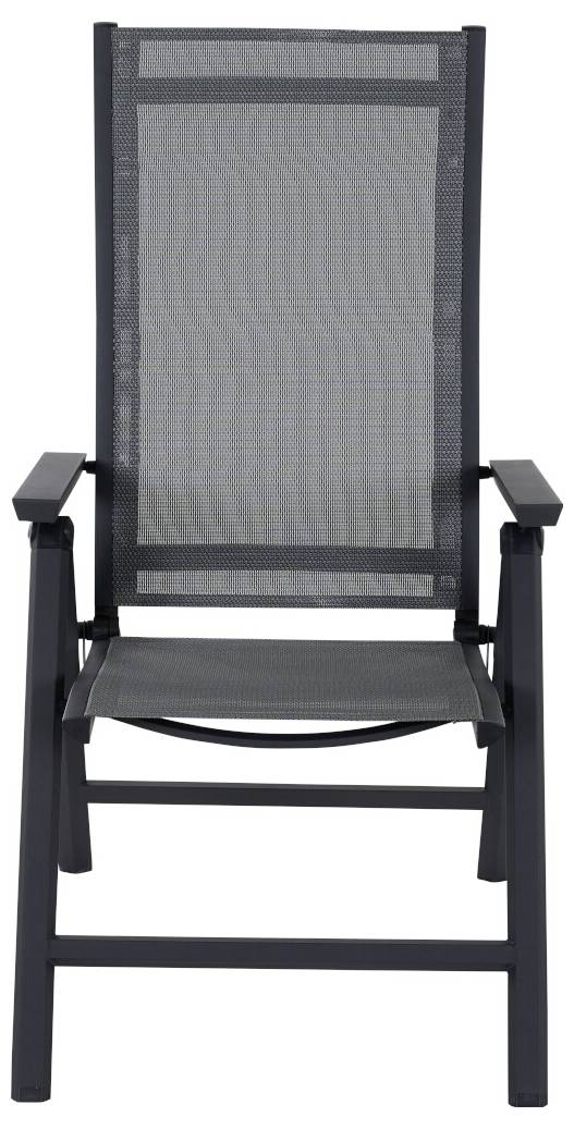 Siena Garden S83264 Gartenstuhl Aluminium Anthrazit (matt), Grau