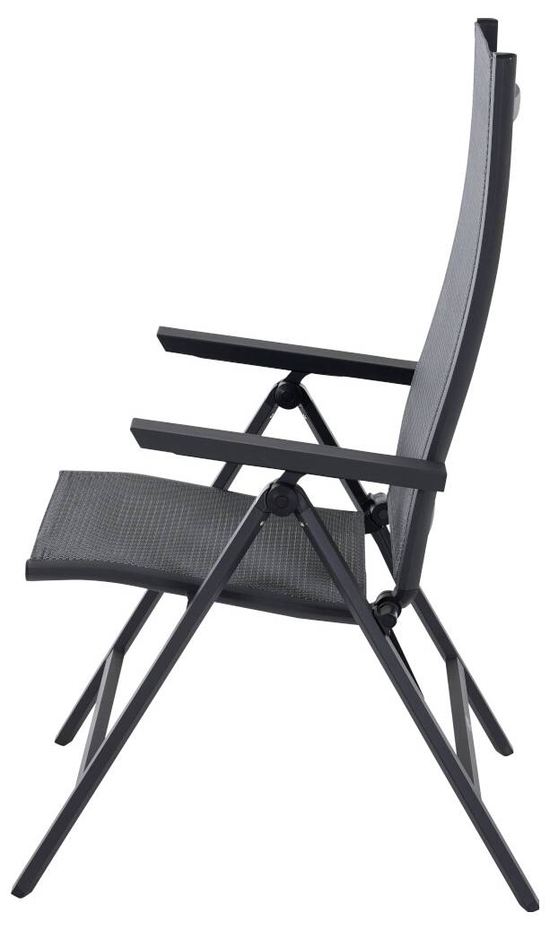 Siena Garden S83264 Gartenstuhl Aluminium Anthrazit (matt), Grau