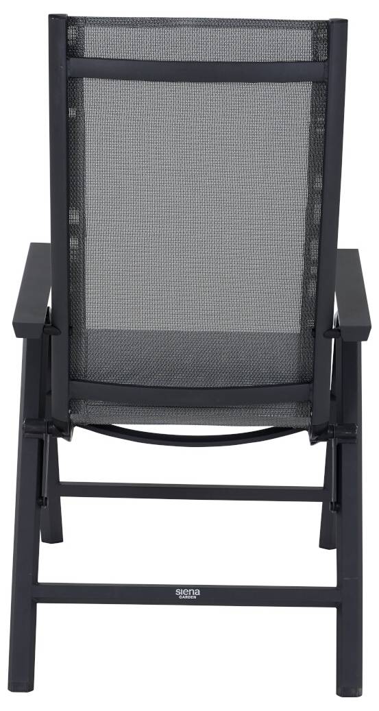 Siena Garden S83264 Gartenstuhl Aluminium Anthrazit (matt), Grau