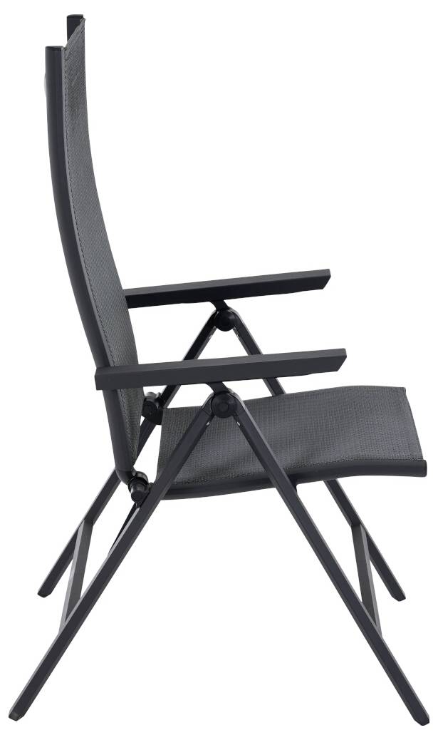 Siena Garden S83264 Gartenstuhl Aluminium Anthrazit (matt), Grau