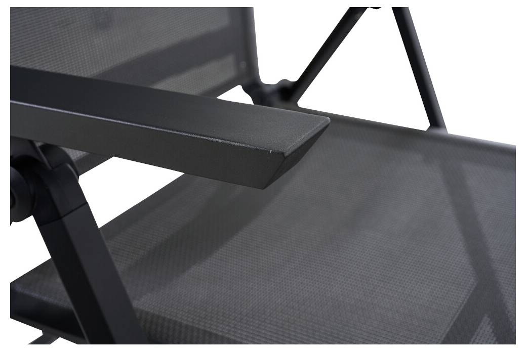 Siena Garden Tauro S83267 Klappliege Aluminium Anthrazit (matt), Grau
