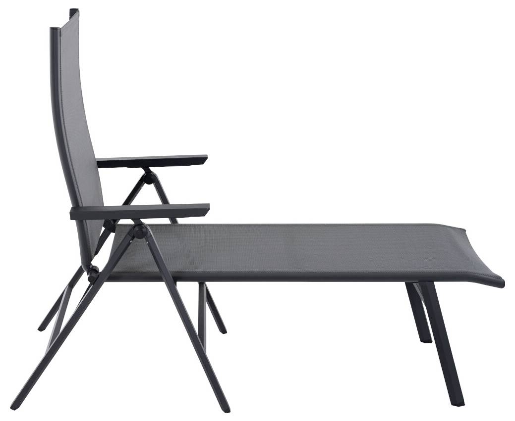 Siena Garden Tauro S83267 Klappliege Aluminium Anthrazit (matt), Grau