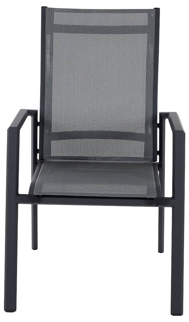 Siena Garden Tauro S83265 Gartenstuhl Aluminium Anthrazit (matt), Grau
