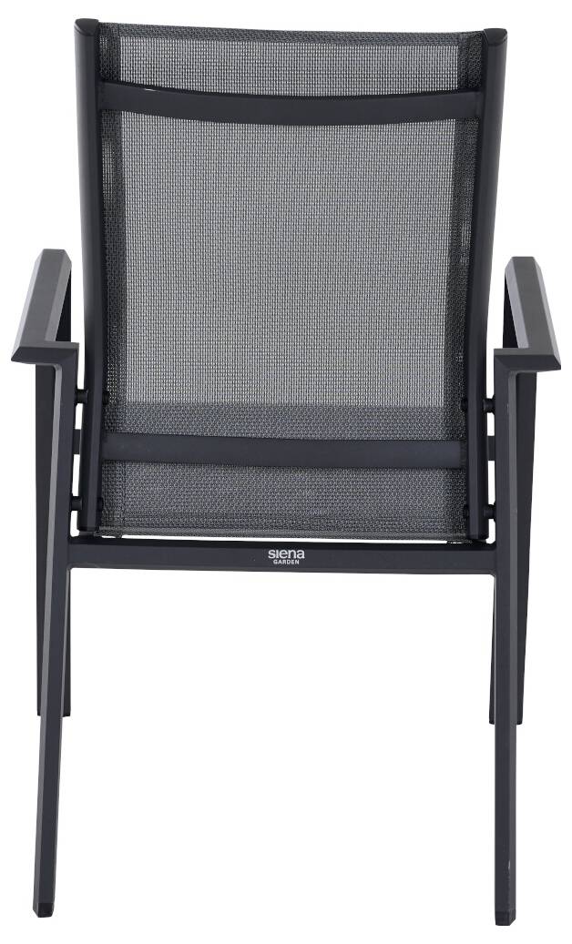 Siena Garden Tauro S83265 Gartenstuhl Aluminium Anthrazit (matt), Grau
