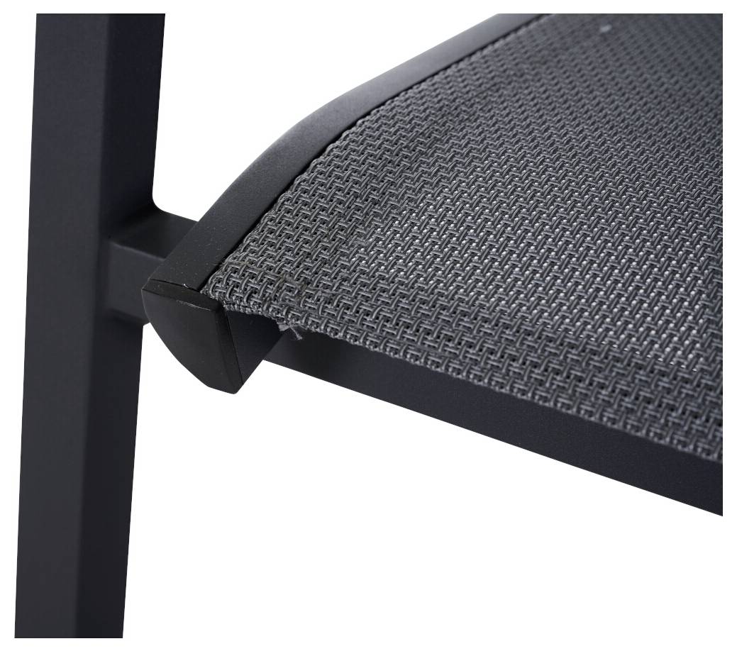 Siena Garden Tauro S83265 Gartenstuhl Aluminium Anthrazit (matt), Grau