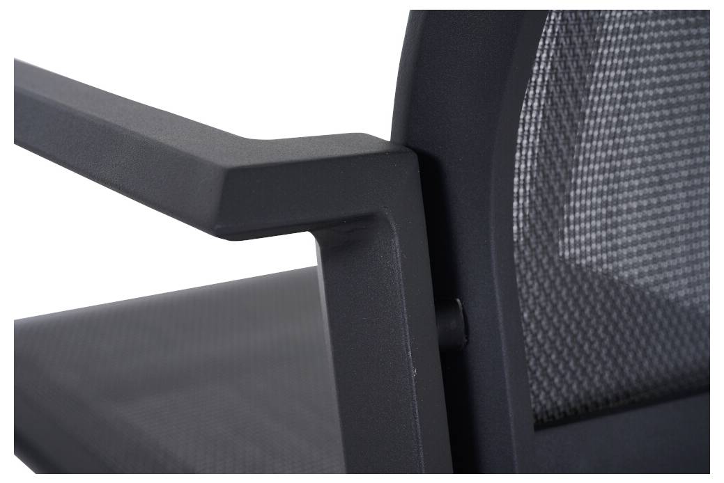 Siena Garden Tauro S83265 Gartenstuhl Aluminium Anthrazit (matt), Grau