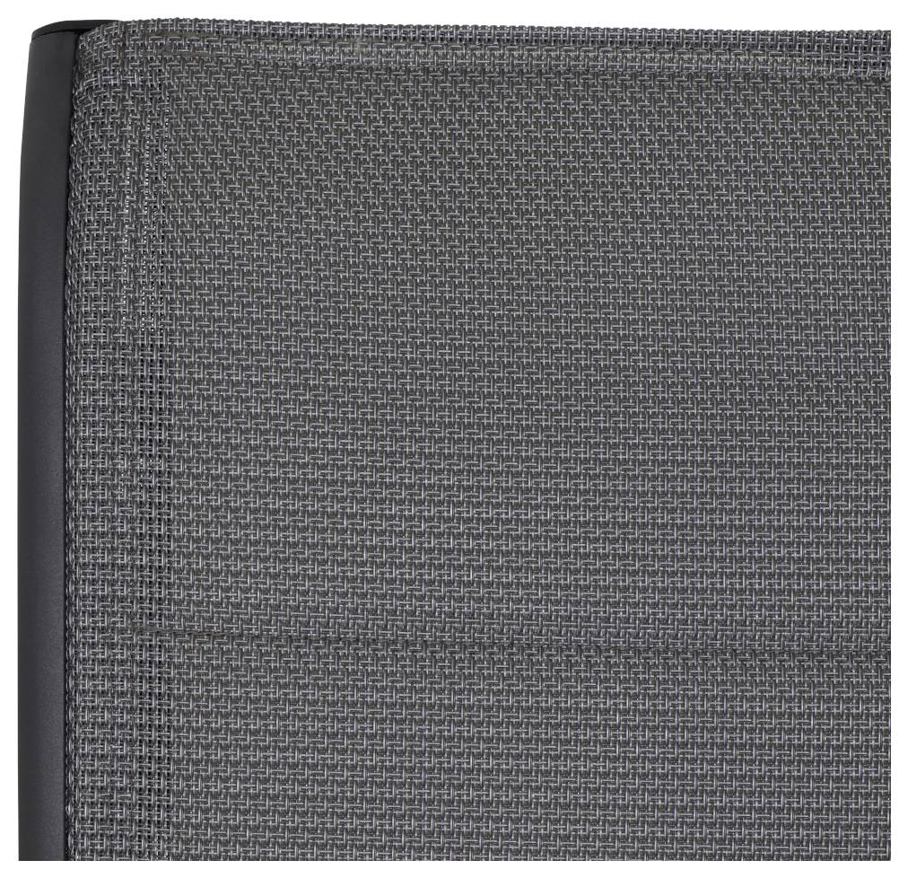 Siena Garden Tesoro N40080 Gartenstuhl Aluminium, Teakholz Anthrazit (matt), Grau, Natur