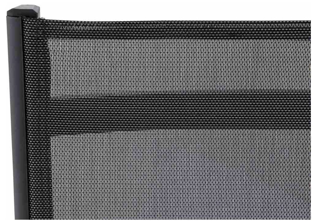 Siena Garden Tesoro M29543 Gartenstuhl Aluminium, Kunststoff Anthrazit (matt), Schwarz, Silber