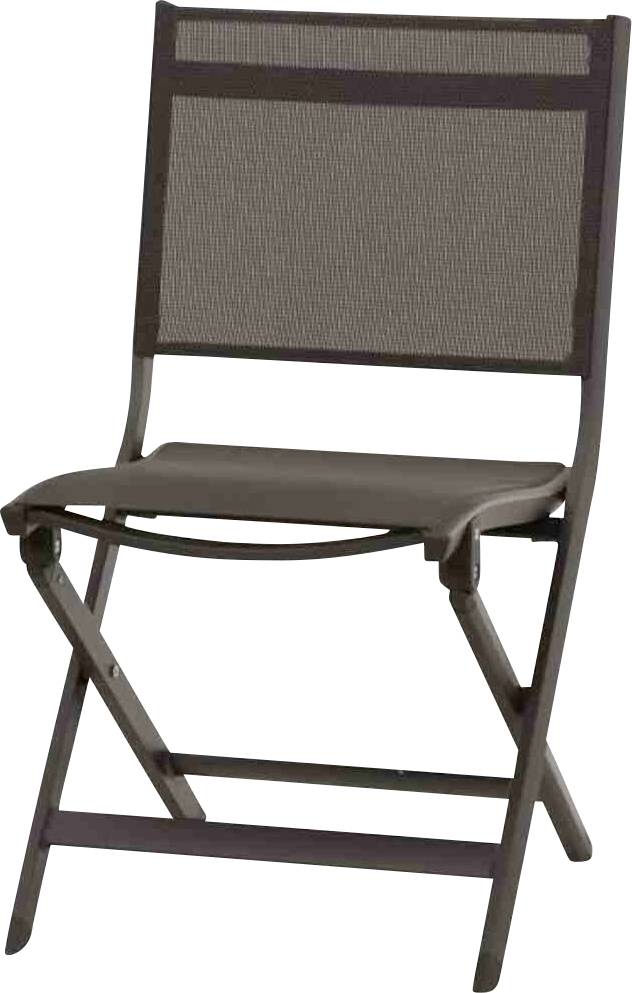 Siena Garden Tesoro M29564 Gartenstuhl Aluminium Anthrazit (matt), Schwarz, Silber