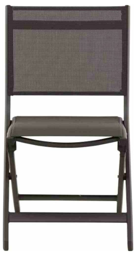 Siena Garden Tesoro M29564 Gartenstuhl Aluminium Anthrazit (matt), Schwarz, Silber