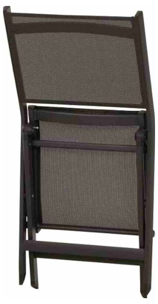 Siena Garden Tesoro M29564 Gartenstuhl Aluminium Anthrazit (matt), Schwarz, Silber