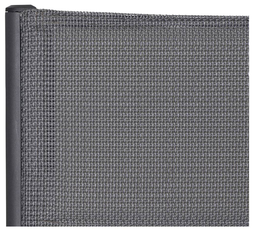 Siena Garden Tesoro N40078 Gartenstuhl Aluminium, Teakholz Anthrazit (matt), Grau, Natur